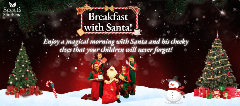 Breakfast with Santa Essex Southend Father Christmas Scotts of Southend